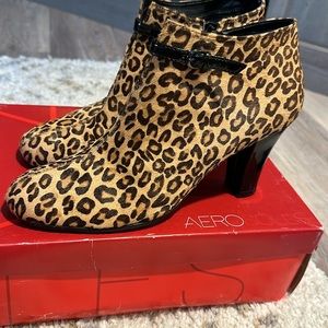 Womens Aerosoles Cheetah Booties